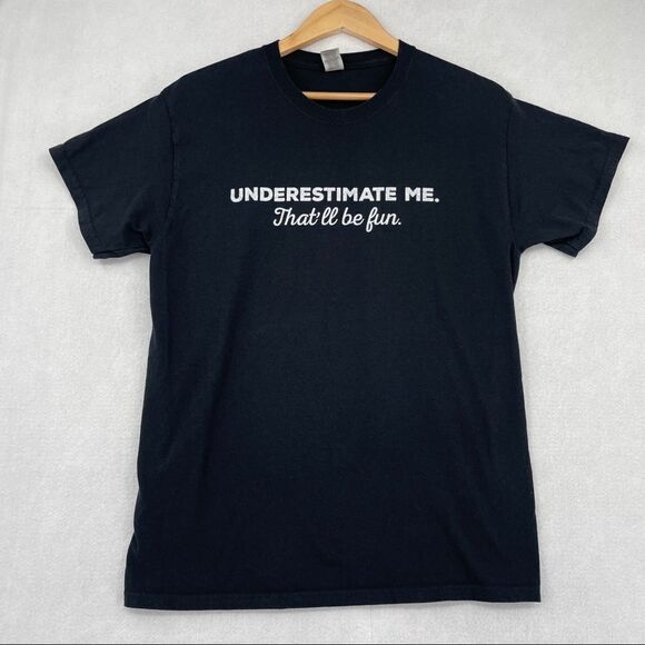 Underestimate Me Graphic T-shirt M - Picture 3 of 6